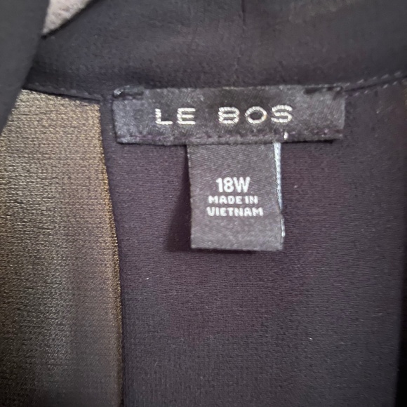 Sheer Black Jacket, size 18W - Picture 3 of 3